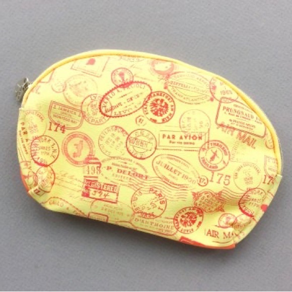Ipsy Yellow and Orange Cosmetics Travel Bag - Picture 2 of 10